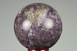 Sparkly, Purple Lepidolite Sphere - Madagascar #191499-1